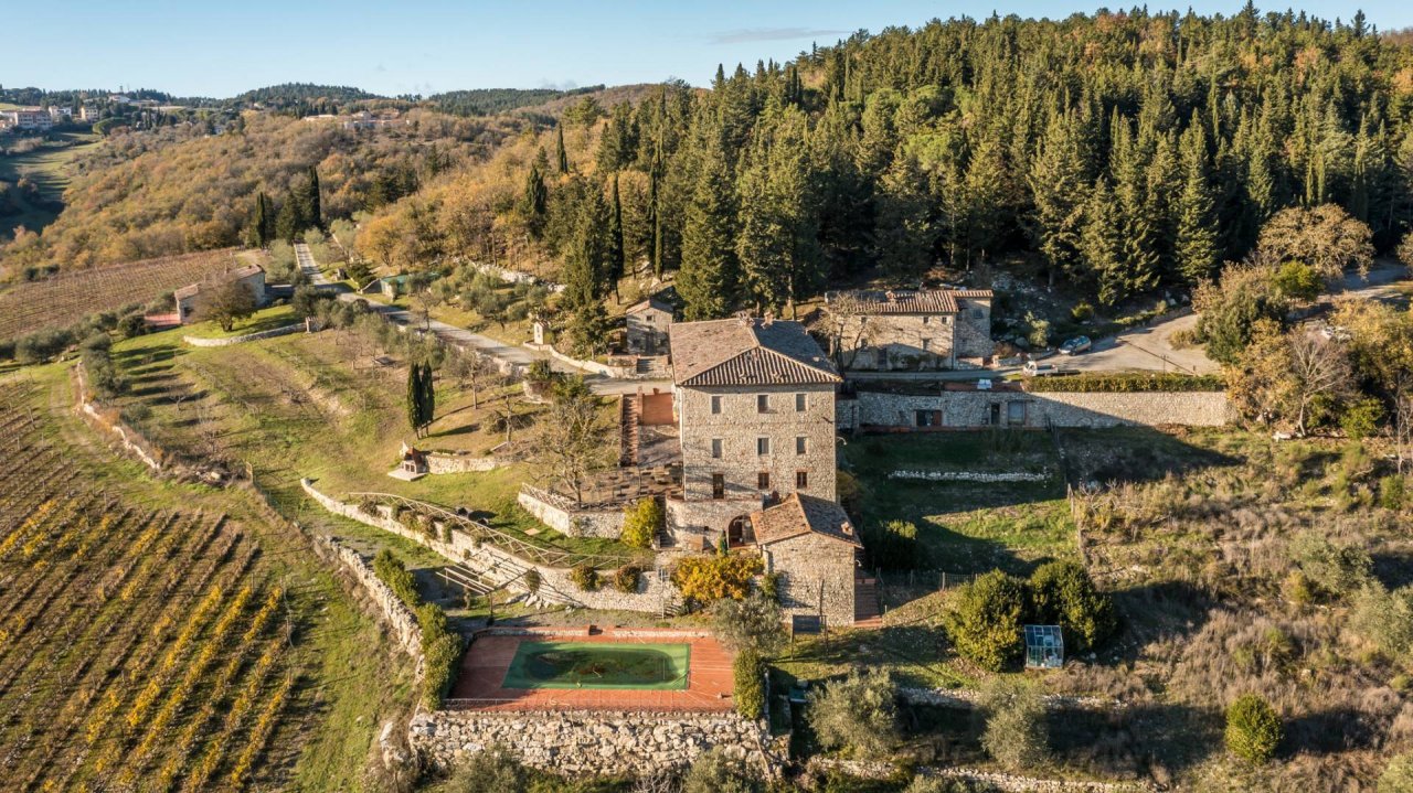 For sale villa in quiet zone Castellina in Chianti Toscana foto 110
