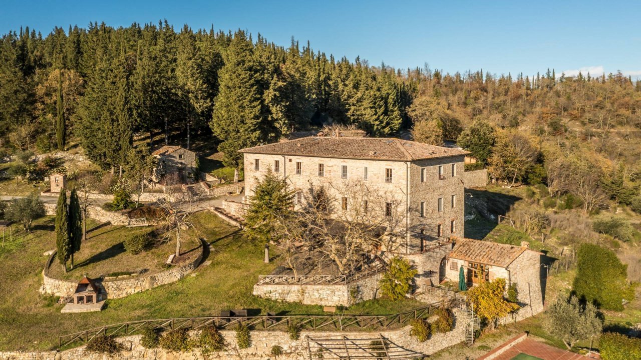 A vendre villa in zone tranquille Castellina in Chianti Toscana foto 50
