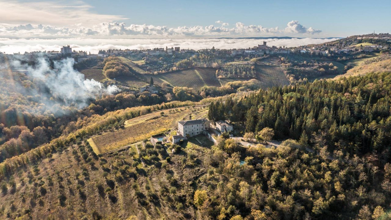 Se vende villa in zona tranquila Castellina in Chianti Toscana foto 48