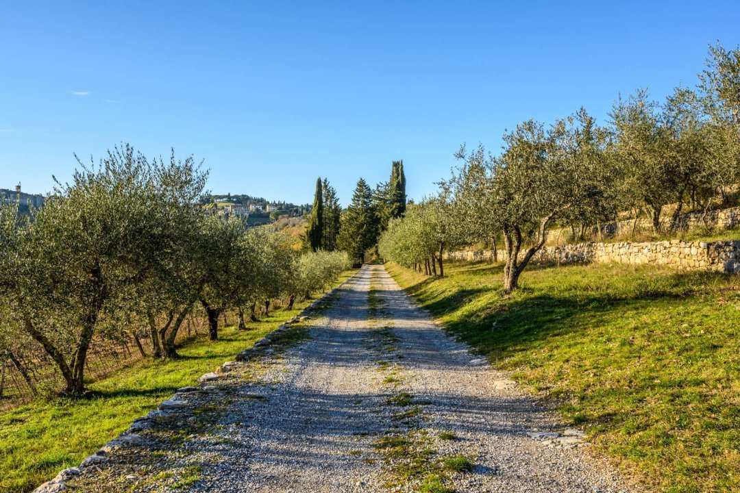 Se vende villa in zona tranquila Castellina in Chianti Toscana foto 30
