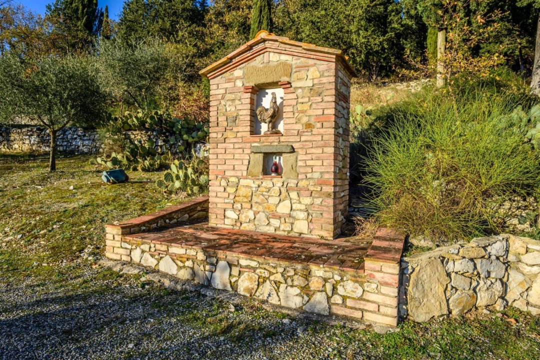 Se vende villa in zona tranquila Castellina in Chianti Toscana foto 26
