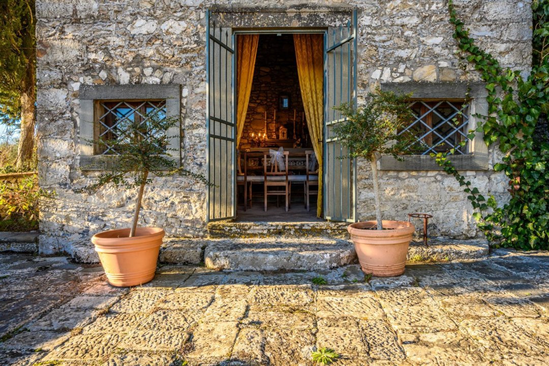 Se vende villa in zona tranquila Castellina in Chianti Toscana foto 80