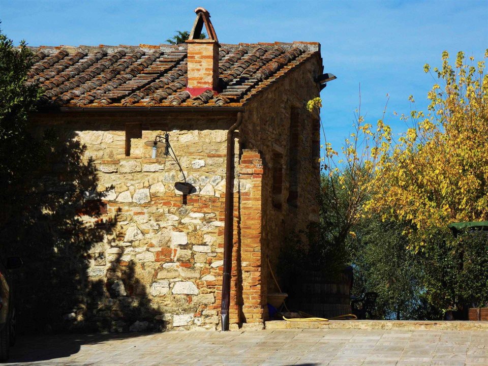Se vende casale in zona tranquila Asciano Toscana foto 29